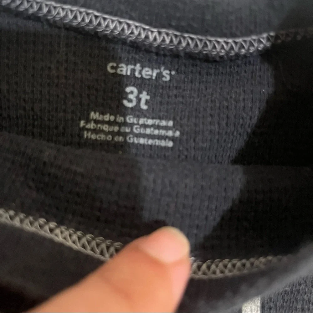 5 for $25! Carters Big Brother Long Sleeve T-shirt Gray 3T